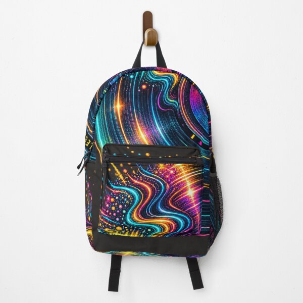 Item preview, Electric Grooves – Abstract Neon Vinyl Record designed and sold by Golden Era Studio.
