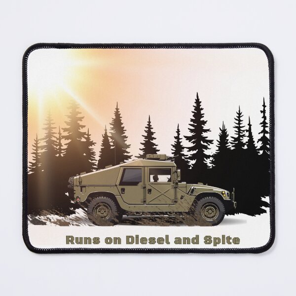Item preview, Runs on Diesel and Spite – Off Road Attitude Tee | Off-Road Vehicle Graphic Design designed and sold by SIGNAL & BLOOM.