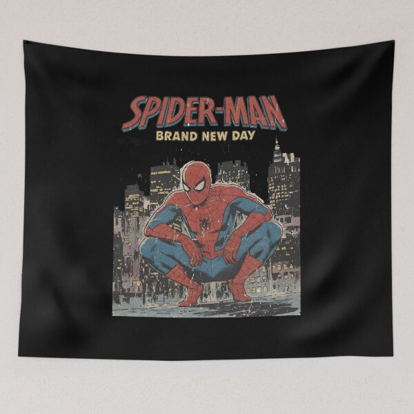 Item preview, Red Blue Web Slinger Vintage Comic Superhero Graphic Shirt designed and sold by rzanhoo.