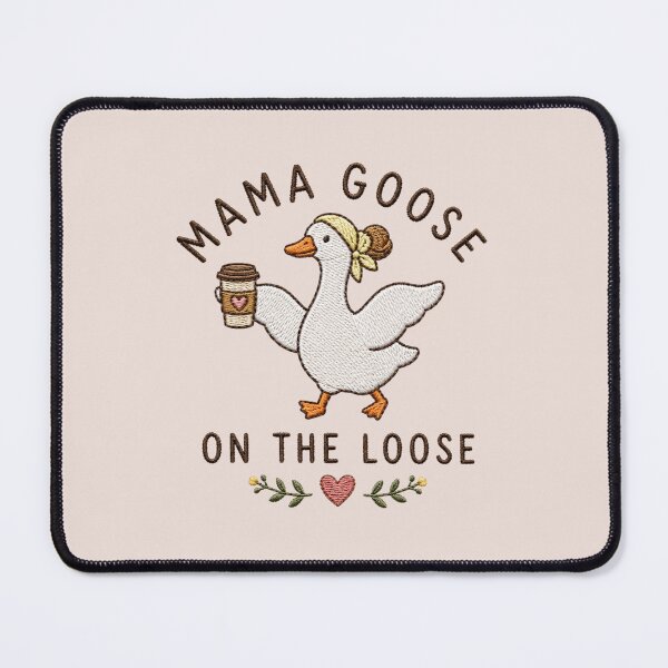 Artikelvorschau, Mama Silly Goose, Kaffeeliebhaberin-Mama, Lustiges Gänse-Geschenk für Mama, Schwangerschaftsverkündung, Eiskaffee entworfen und verkauft von Quiajia.