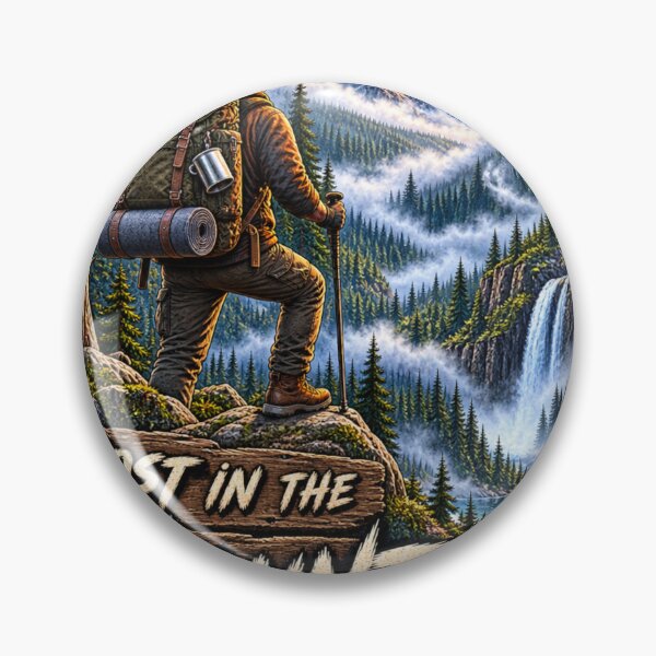 Item preview, Lost in the Mountains Wilderness Hiking Adventure designed and sold by Print Print On.