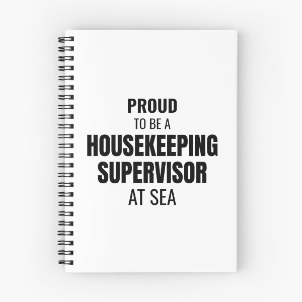 Item preview, Proud to be a Housekeeping Supervisor at Sea (Black) designed and sold by ShipCrewNation.