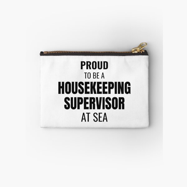 Item preview, Proud to be a Housekeeping Supervisor at Sea (Black) designed and sold by ShipCrewNation.