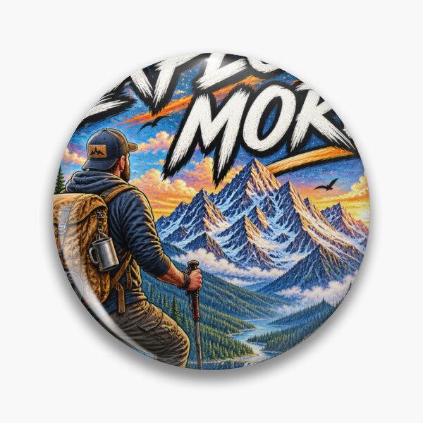 Item preview, Explore More Mountain Adventure Hiking designed and sold by Print Print On.