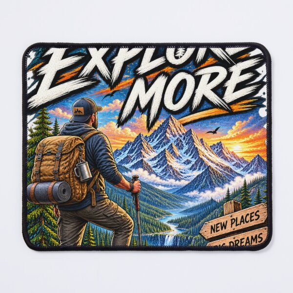Item preview, Explore More Mountain Adventure Hiking designed and sold by Print Print On.