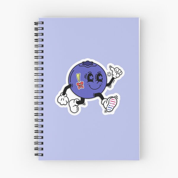 Item preview, bisexual lgbt pride blueberry cartoon colorful fruit designed and sold by Kyna Arts.