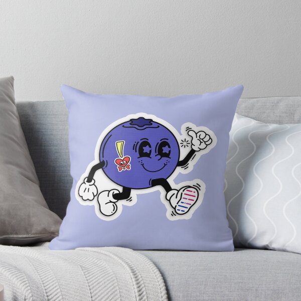 Item preview, bisexual lgbt pride blueberry cartoon colorful fruit designed and sold by Kyna Arts.
