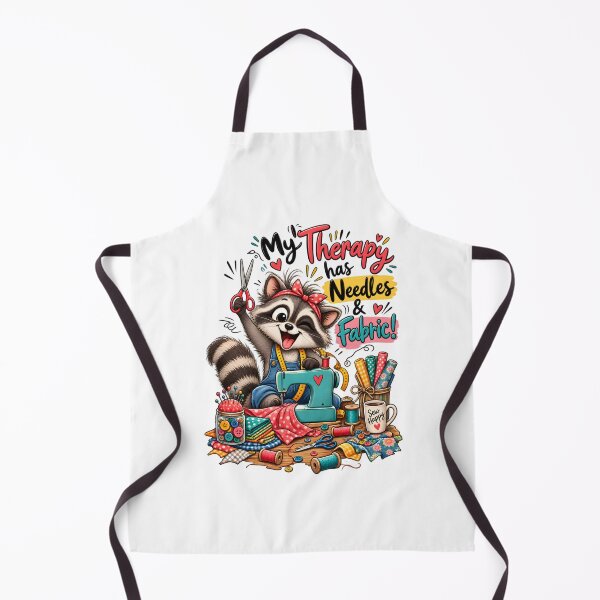 Item preview, Funny Sewing Raccoon – Cute Seamstress & Sewing Lover Design designed and sold by EverStitchStudio ★★★★★.