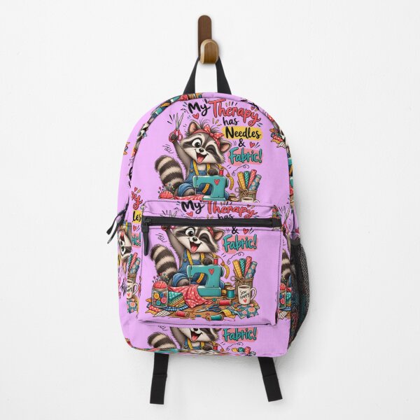 Item preview, Funny Sewing Raccoon – Cute Seamstress & Sewing Lover Design designed and sold by EverStitchStudio ★★★★★.