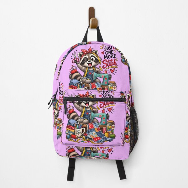 Item preview, Funny Sewing Raccoon – Cute Seamstress & Sewing Lover Design designed and sold by EverStitchStudio ★★★★★.