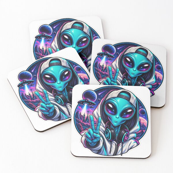 Item preview, Cosmic Alien Streetwear Art designed and sold by VYBORA Studio.