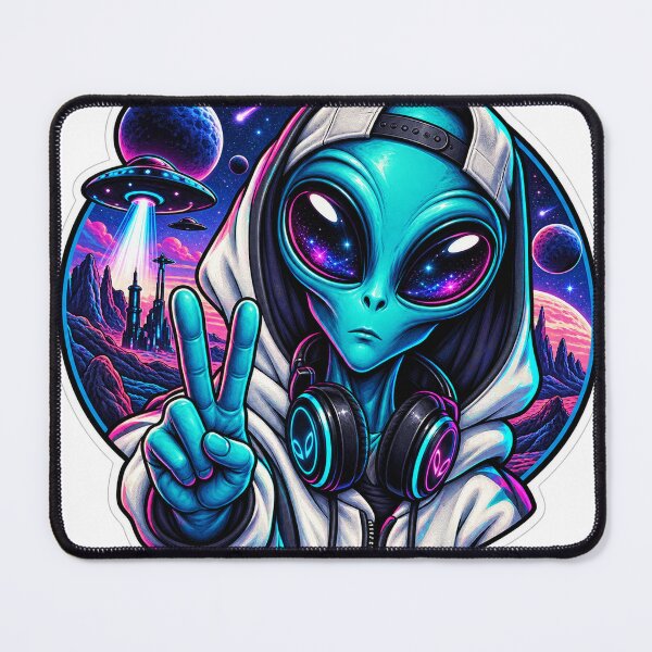 Item preview, Cosmic Alien Streetwear Art designed and sold by VYBORA Studio.