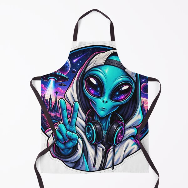 Item preview, Cosmic Alien Streetwear Art designed and sold by VYBORA Studio.