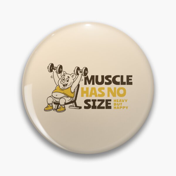 Item preview, Muscle Has No Size Funny Gym Pig Weightlifting designed and sold by adipra.