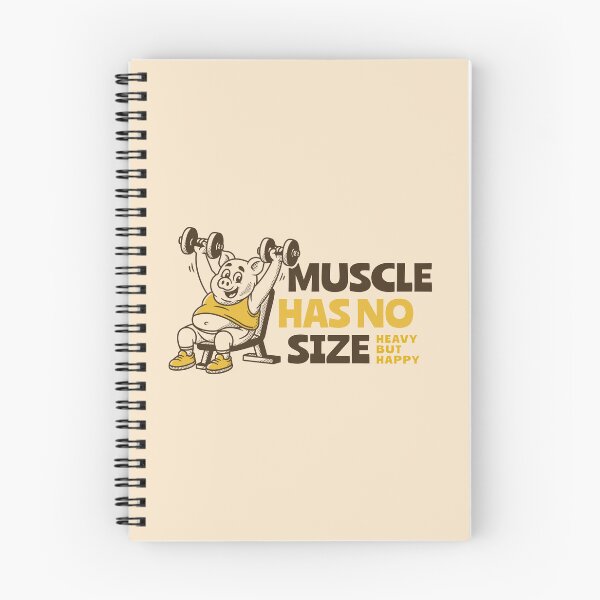 Item preview, Muscle Has No Size Funny Gym Pig Weightlifting designed and sold by adipra.