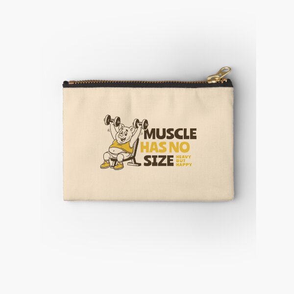 Item preview, Muscle Has No Size Funny Gym Pig Weightlifting designed and sold by adipra.