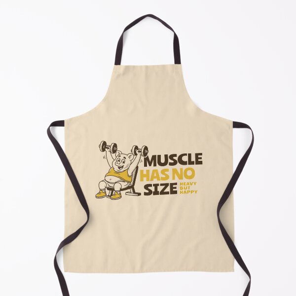 Item preview, Muscle Has No Size Funny Gym Pig Weightlifting designed and sold by adipra.