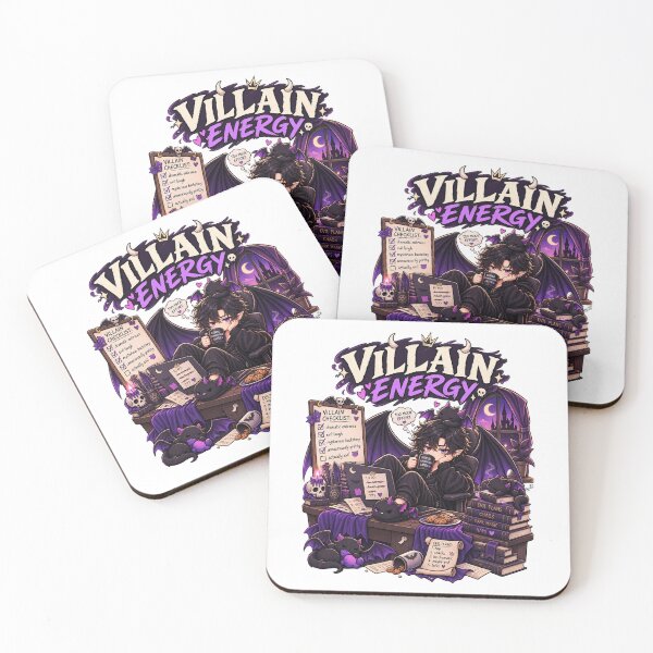 Item preview, Villain Energy – Funny Dark Fantasy Chibi designed and sold by JPCuteDesign.