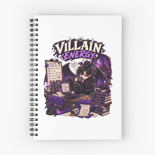 Item preview, Villain Energy – Funny Dark Fantasy Chibi designed and sold by JPCuteDesign.