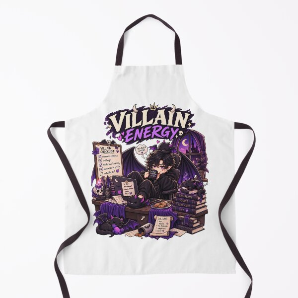 Item preview, Villain Energy – Funny Dark Fantasy Chibi designed and sold by JPCuteDesign.
