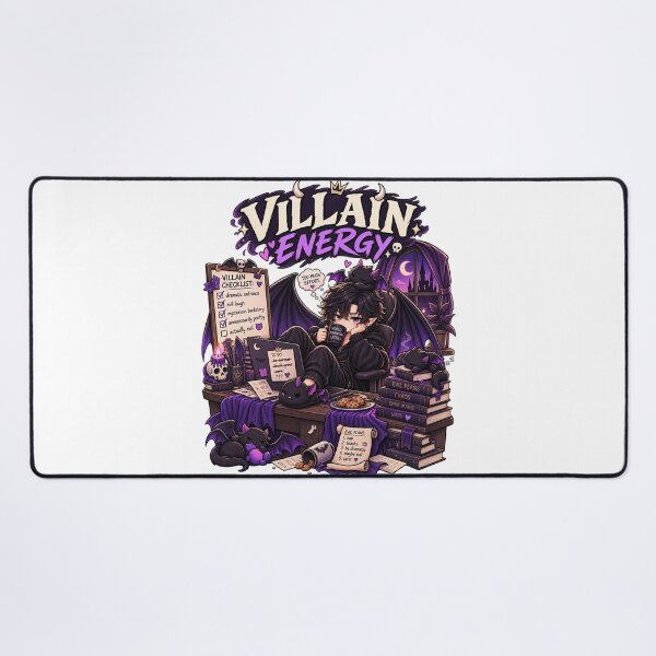 Item preview, Villain Energy – Funny Dark Fantasy Chibi designed and sold by JPCuteDesign.