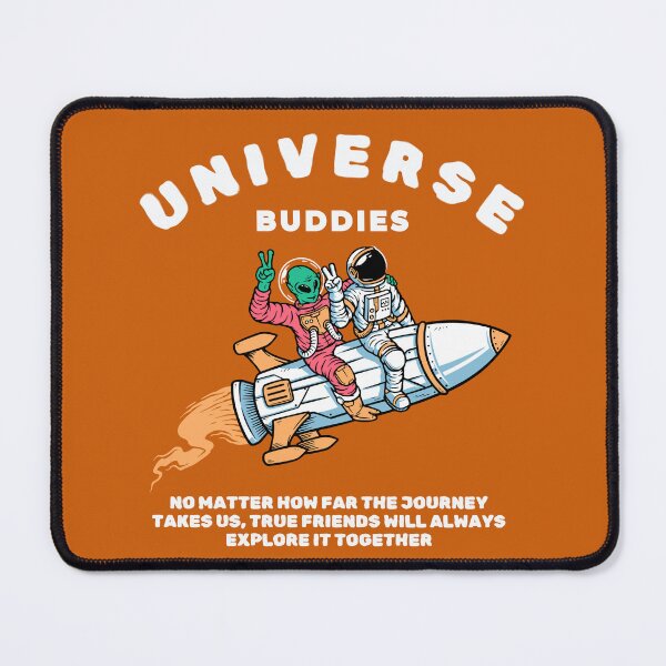 Item preview, Universe Buddies Alien Astronaut Riding Rocket Space Aesthetic designed and sold by SK ArtNest.