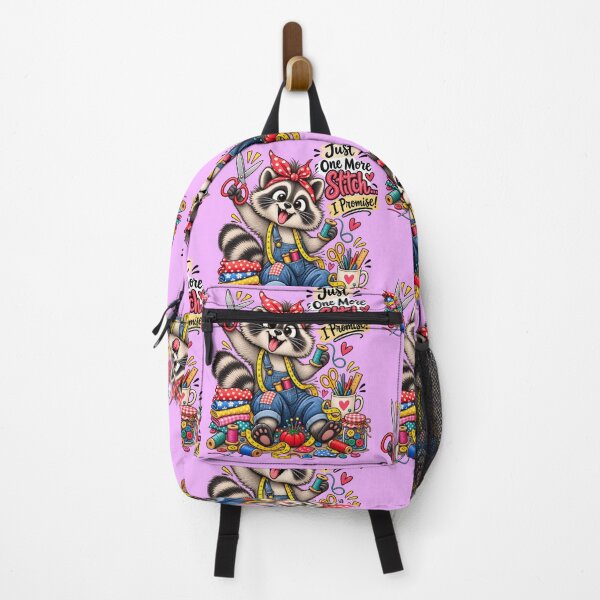 Item preview, Funny Sewing Raccoon – Cute Seamstress & Sewing Lover Design designed and sold by EverStitchStudio ★★★★★.