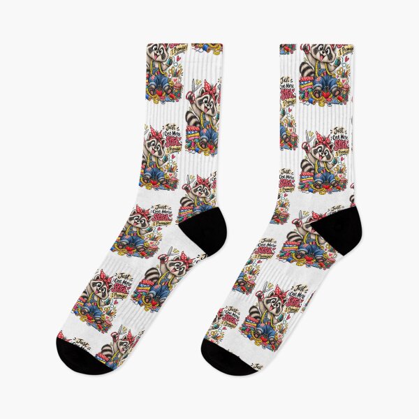 Item preview, Funny Sewing Raccoon – Cute Seamstress & Sewing Lover Design designed and sold by EverStitchStudio ★★★★★.