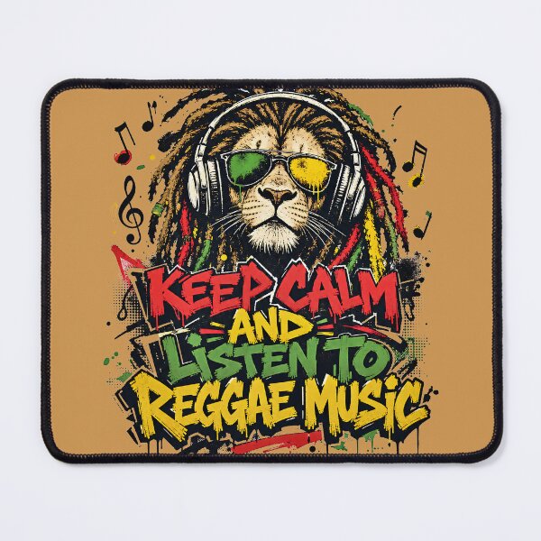 Item preview, Keep Calm And Listen To Reggae Music designed and sold by SavvyEarth.