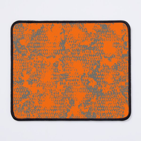 Item preview, Modern Distressed Python Print Pattern | Orange & Gray designed and sold by Frohyou.