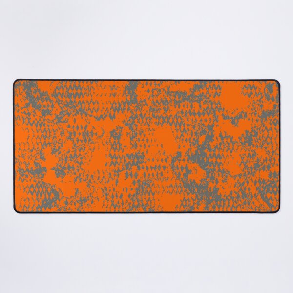 Item preview, Modern Distressed Python Print Pattern | Orange & Gray designed and sold by Frohyou.