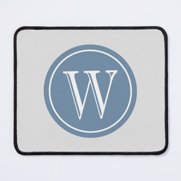 Item preview, Initial Letter W Classic Circle designed and sold by Jeallan Designs.