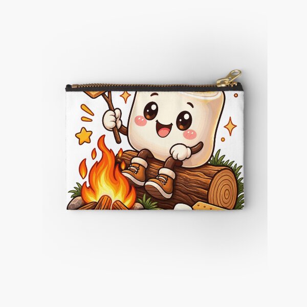 Item preview, Cute Marshmallow Camping Kawaii Smores Character Funny Camper designed and sold by ZIGLWORKS.