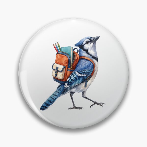 Item preview, Blue Jay School Backpack designed and sold by Roy & Tiffany.