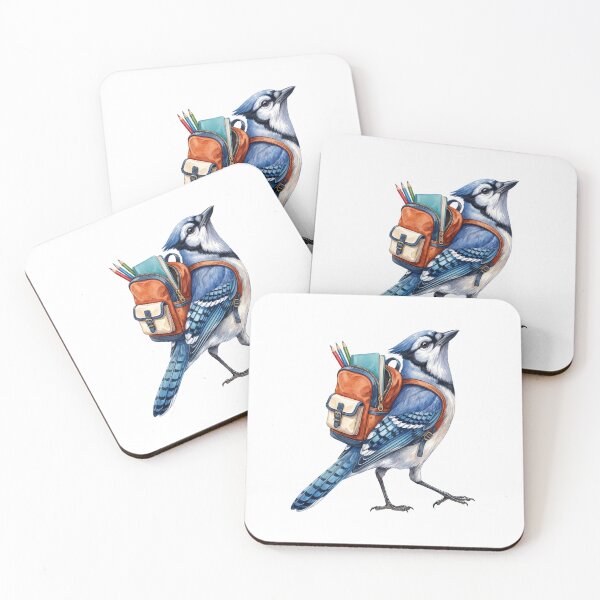 Item preview, Blue Jay School Backpack designed and sold by Roy & Tiffany.