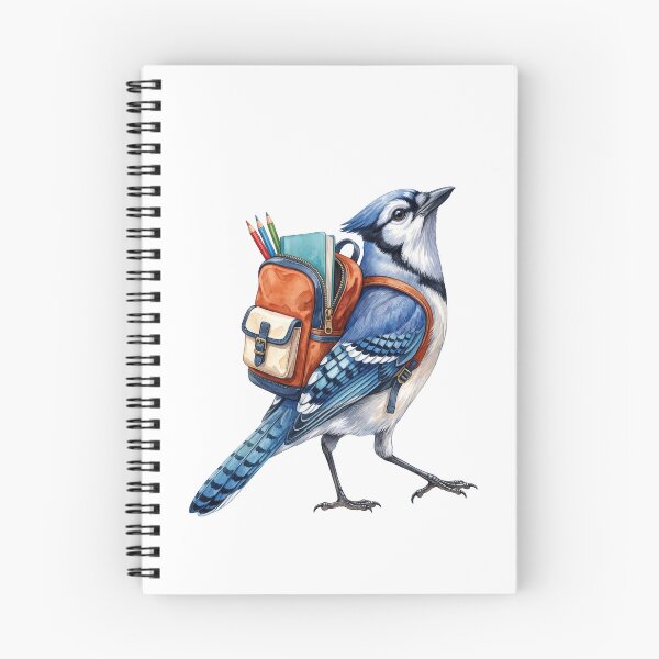 Item preview, Blue Jay School Backpack designed and sold by Tiffany Roy.