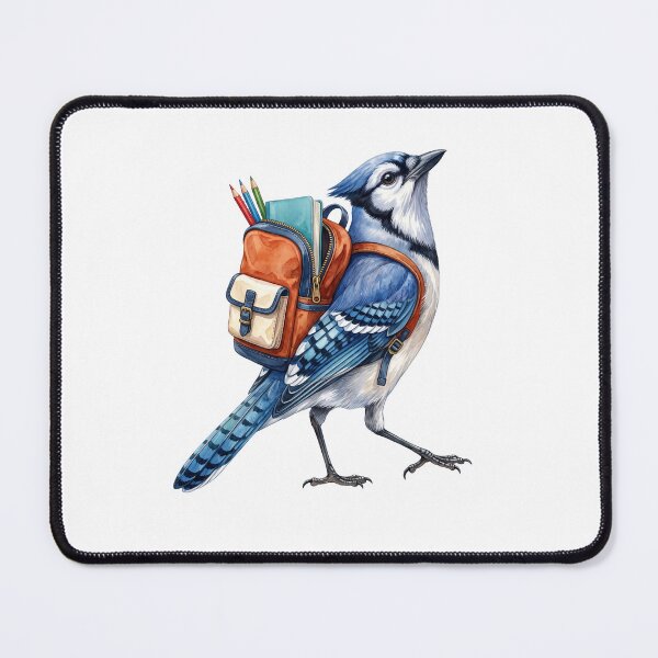 Item preview, Blue Jay School Backpack designed and sold by Roy & Tiffany.
