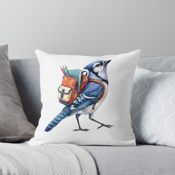 Item preview, Blue Jay School Backpack designed and sold by Roy & Tiffany.