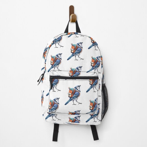Item preview, Blue Jay School Backpack designed and sold by Roy & Tiffany.