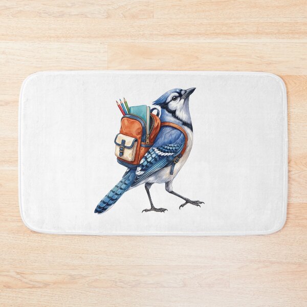Item preview, Blue Jay School Backpack designed and sold by Roy & Tiffany.