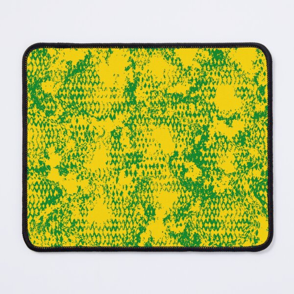 Item preview, Modern Distressed Python Print Pattern | Yellow & Green designed and sold by Frohyou.