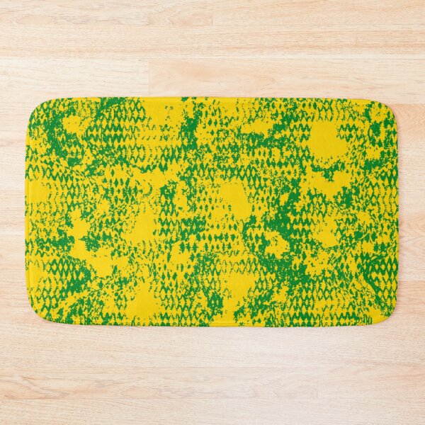 Item preview, Modern Distressed Python Print Pattern | Yellow & Green designed and sold by Frohyou.