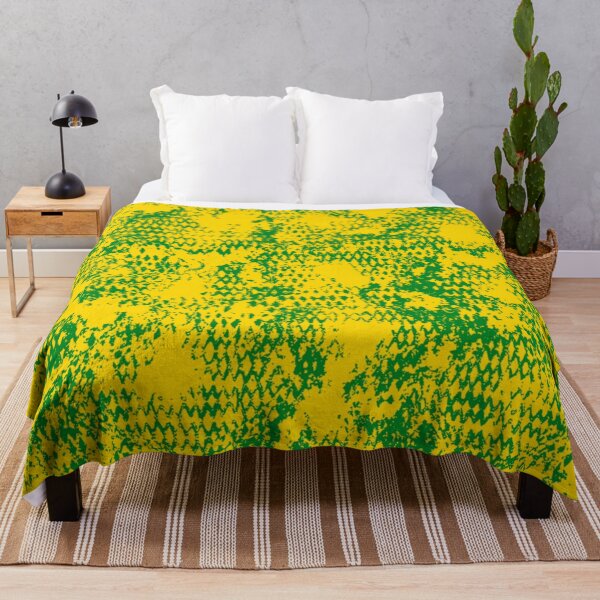 Item preview, Modern Distressed Python Print Pattern | Yellow & Green designed and sold by Frohyou.