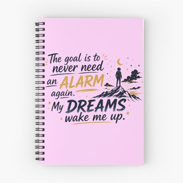 Item preview, Never Need An Alarm My Dreams Wake Me Up Motivational Sticker designed and sold by Scro-Ciob-Shop.