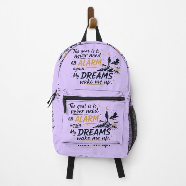 Item preview, Never Need An Alarm My Dreams Wake Me Up Motivational Sticker designed and sold by Scro-Ciob-Shop.