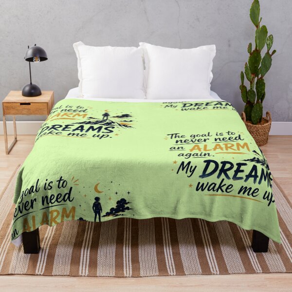 Item preview, Never Need An Alarm My Dreams Wake Me Up Motivational Sticker designed and sold by Scro-Ciob-Shop.