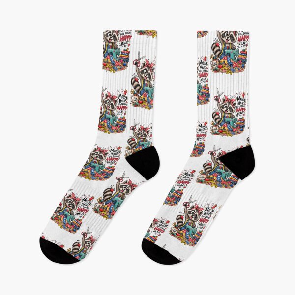 Item preview, Funny Sewing Raccoon – Cute Seamstress & Sewing Lover Design designed and sold by EverStitchStudio ★★★★★.