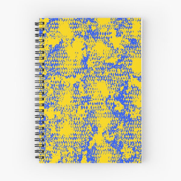 Item preview, Modern Distressed Python Print Pattern | Yellow & Blue designed and sold by Frohyou.