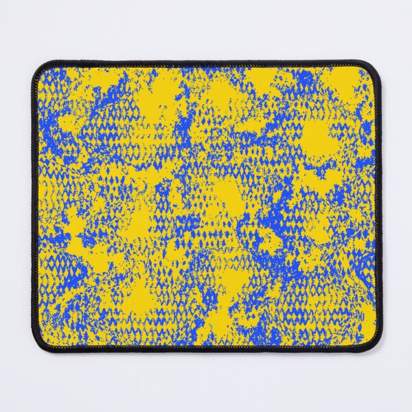 Item preview, Modern Distressed Python Print Pattern | Yellow & Blue designed and sold by Frohyou.