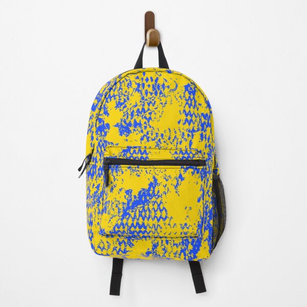 Item preview, Modern Distressed Python Print Pattern | Yellow & Blue designed and sold by Frohyou.